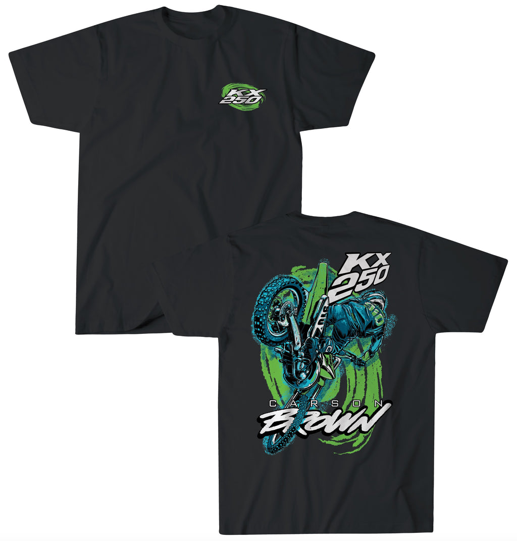 Smoke Screen Green KX250 T-Shirt - NEW