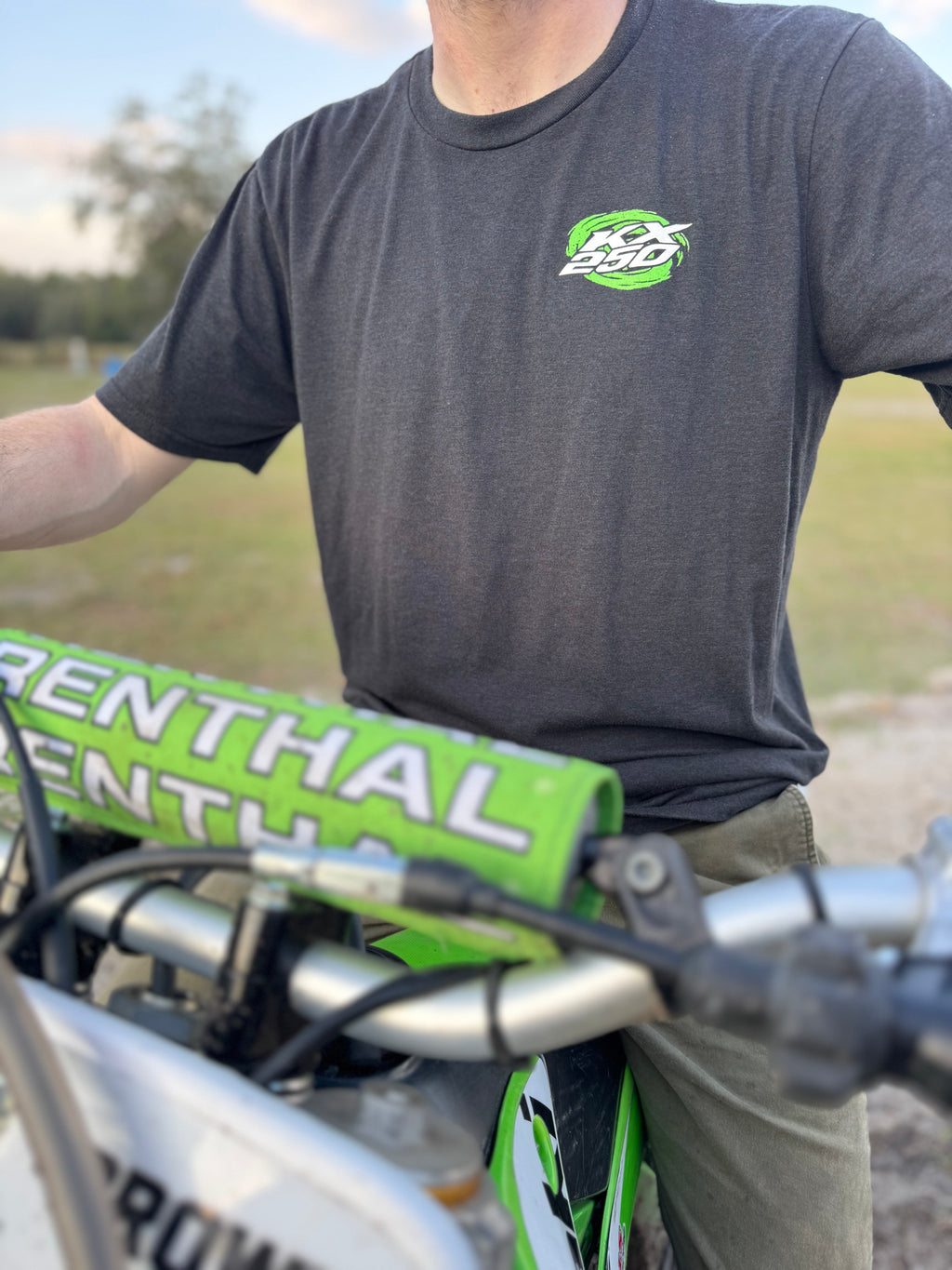 Smoke Screen Green KX250 T-Shirt - NEW