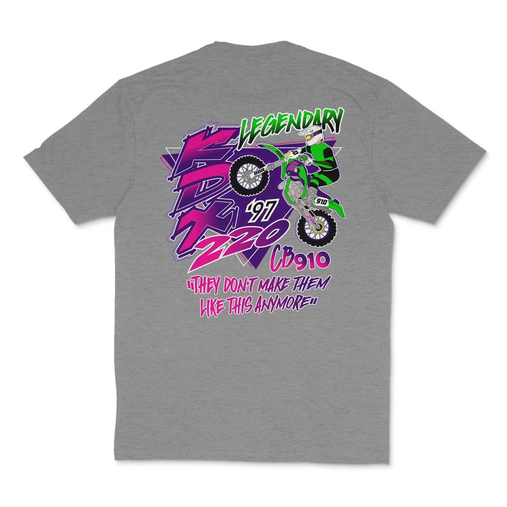 Legendary KDX 220 - T-Shirt - Grey Frost