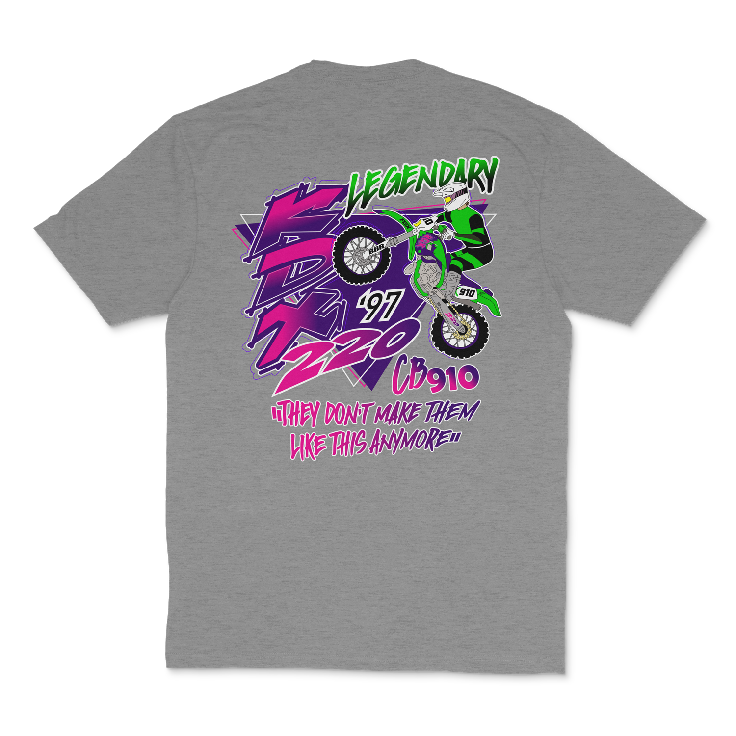 Legendary KDX 220 - T-Shirt - Grey Frost
